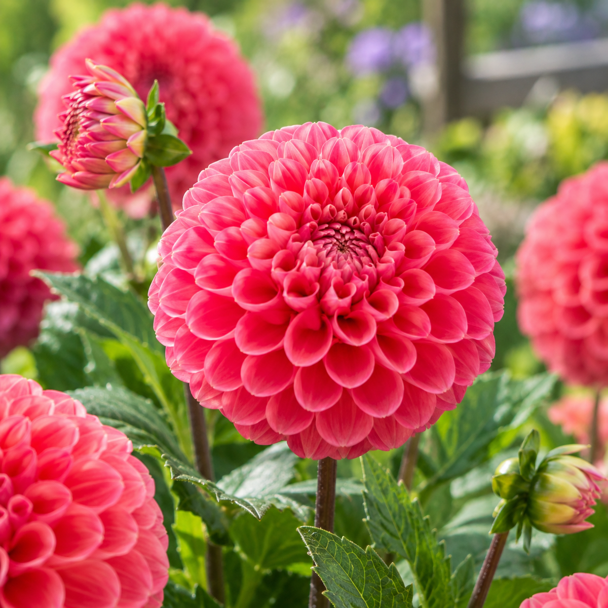 Bulbes de fleurs non-traité Dahlia ballon Jowey Frambo calibre 1