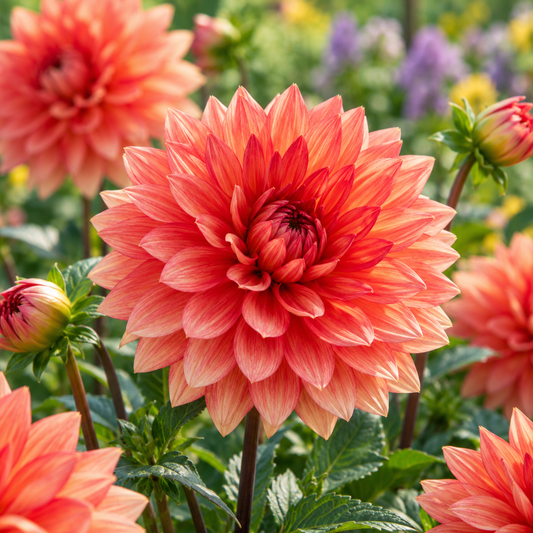 Bulbes de fleurs non-traité Dahlia Karma Fiësta® calibre 1