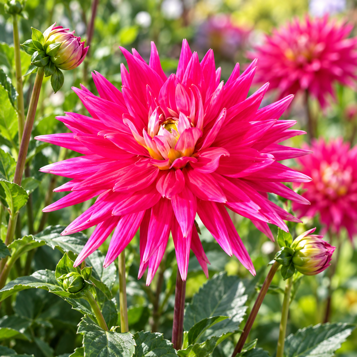 Bulbes de fleurs non-traité Dahlia Karma Purple Corona® calibre 1