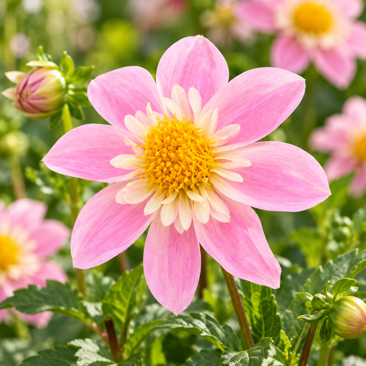 Bulbes de fleurs non-traité Dahlia à collerette Famoso® calibre 1