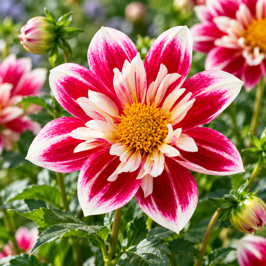 Bulbes de fleurs non-traité Dahlia à collerette Fashion Monger calibre 1