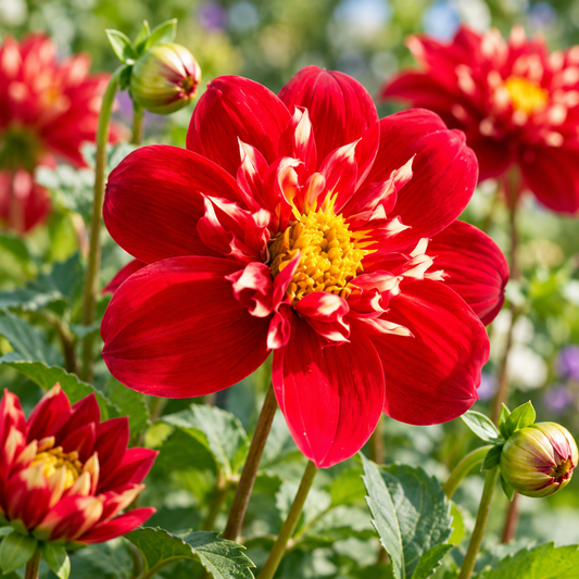 Bulbes de fleurs non-traité Dahlia à collerette Festivo® calibre 1
