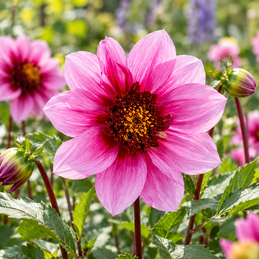 Bulbes de fleurs non-traité Dahlia à fleur d'anémone Blue Bayou (Bayou)® calibre 1