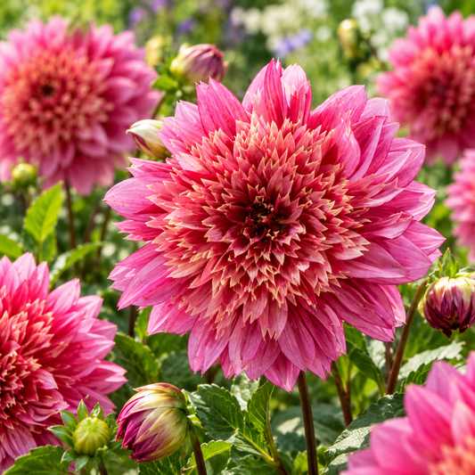 Bulbes de fleurs non-traité Dahlia à fleur d'anémone Mambo NL calibre 1