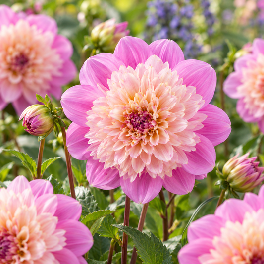 Bulbes de fleurs non-traité Dahlia à fleur d'anémone Take Off calibre 1
