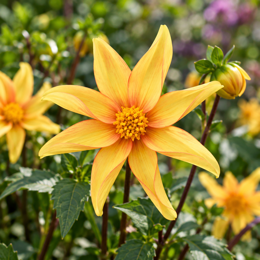Bulbes de fleurs non-traité Dahlia à fleur simple Dakota calibre 1
