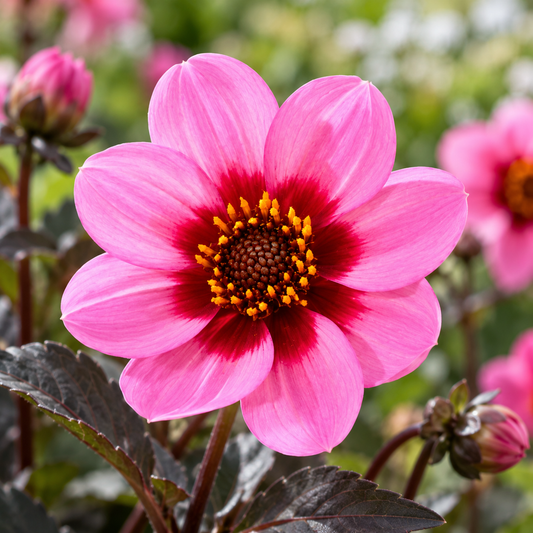 Bulbes de fleurs non-traité Dahlia à fleur simple HS Wink® calibre 1