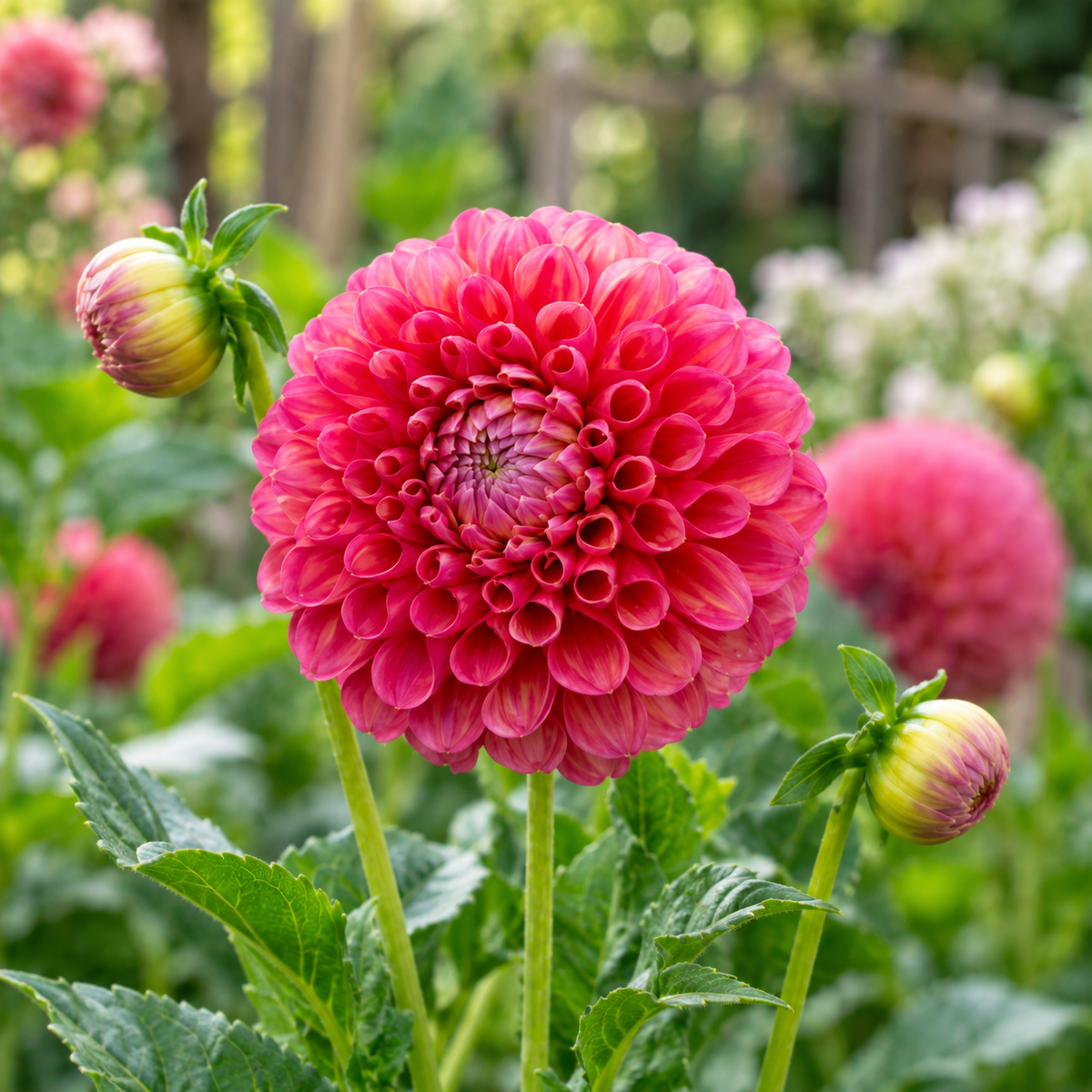 Bulbes de fleurs non-traité Dahlia ballon Caitlin's Joy calibre 1