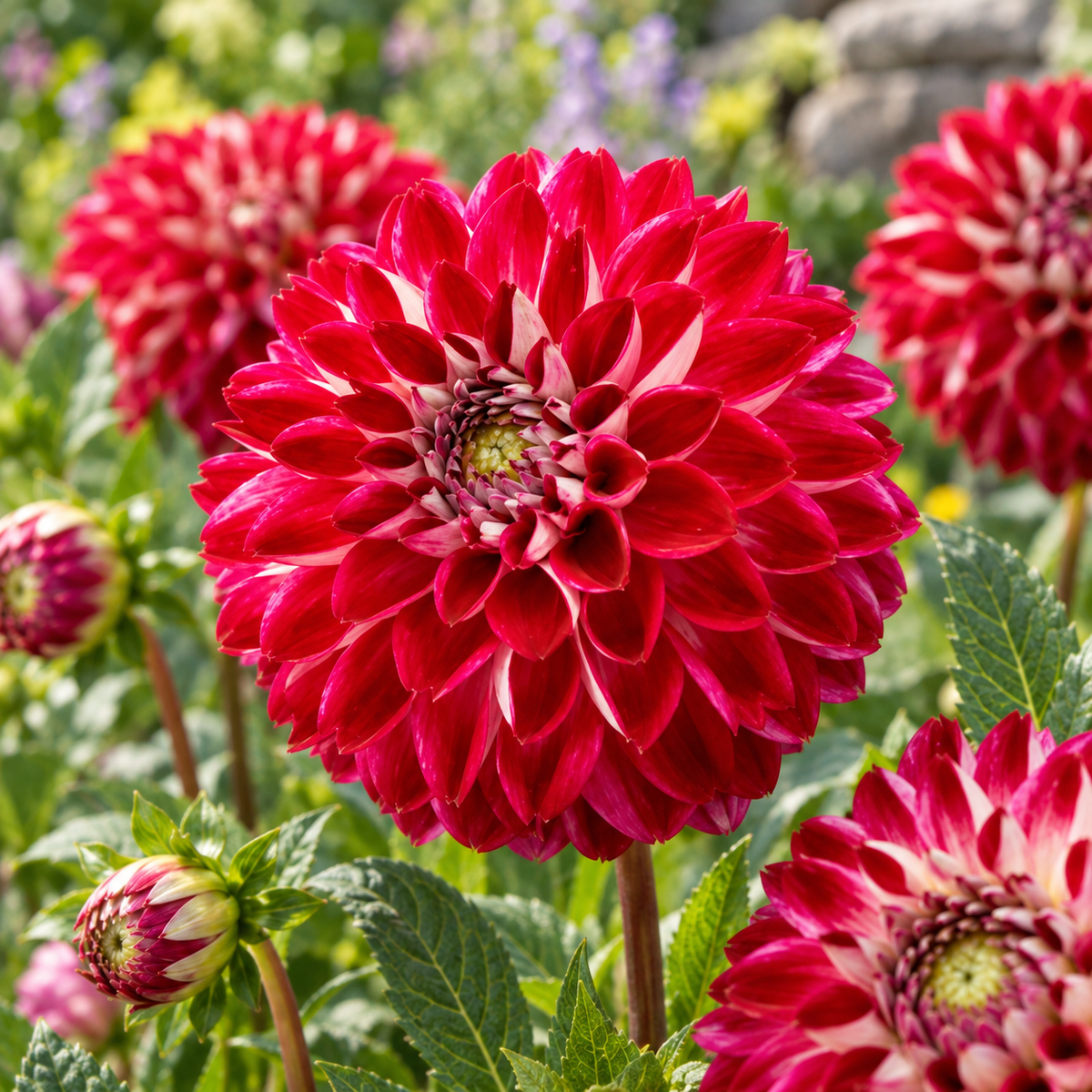Bulbes de fleurs non-traité Dahlia ballon Embassy calibre 1
