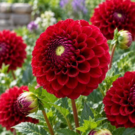 Bulbes de fleurs non-traité Dahlia ballon Geerlings' Babette calibre 1