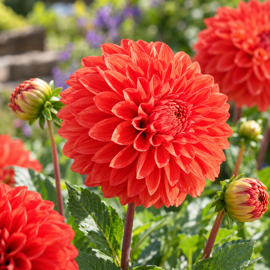Bulbes de fleurs non-traité Dahlia ballon Happy Halloween calibre 1