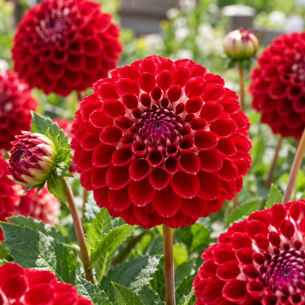 Bulbes de fleurs non-traité Dahlia ballon Jowey Joshua calibre 1