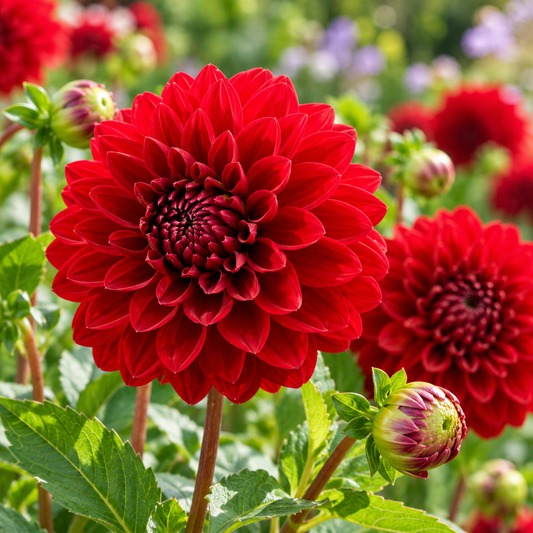 Bulbes de fleurs non-traité Dahlia ballon Night Queen calibre 1