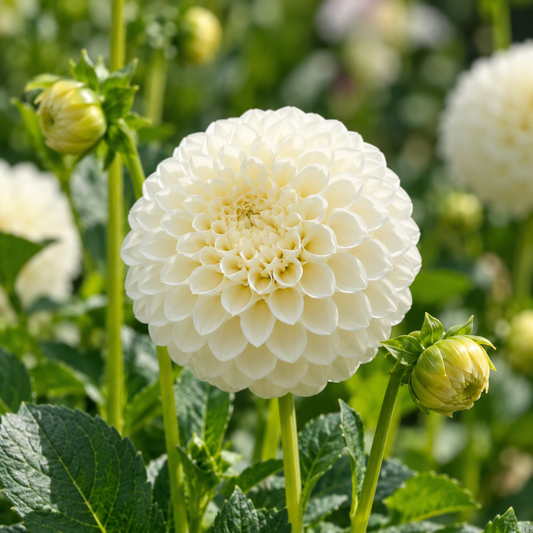 Bulbes de fleurs non-traité Dahlia ballon Ryecroft Jan calibre 1