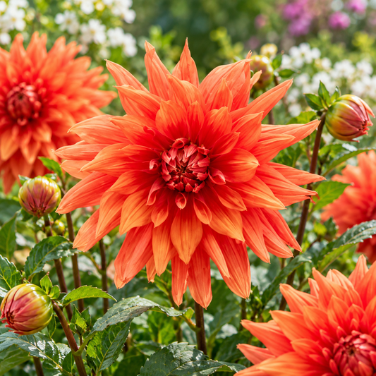 Bulbes de fleurs non-traité Dahlia cactus et semi-cactus Color Spectacle calibre 1