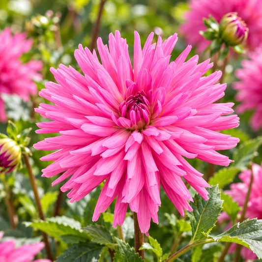 Bulbes de fleurs non-traité Dahlia cactus et semi-cactus Elga-Bergerhoff calibre 1