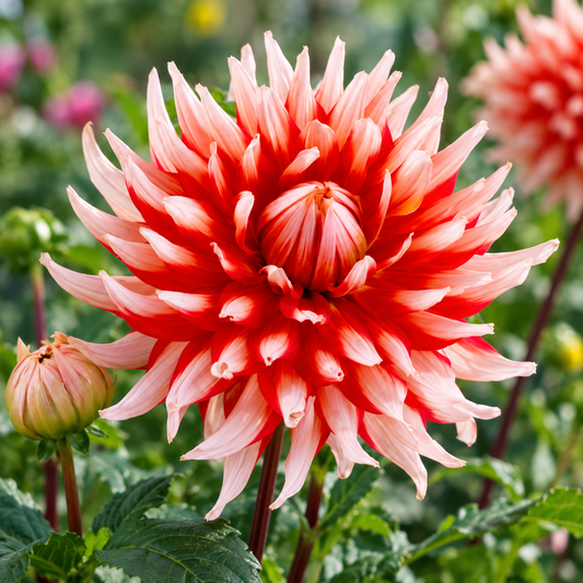 Bulbes de fleurs non-traité Dahlia cactus et semi-cactus Frigoulet calibre 1
