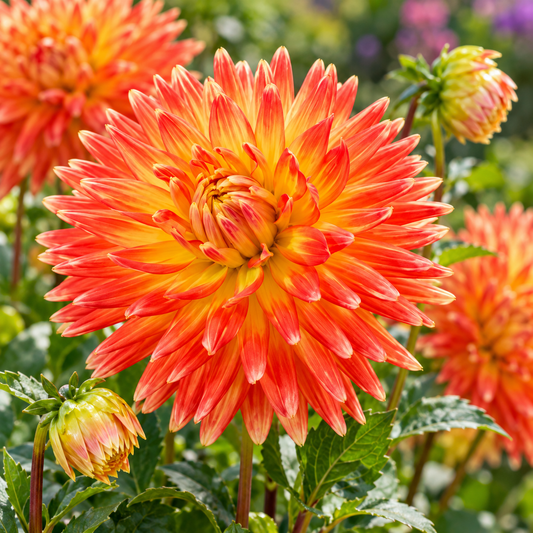 Bulbes de fleurs non-traité Dahlia cactus et semi-cactus Gudoshnik calibre 1