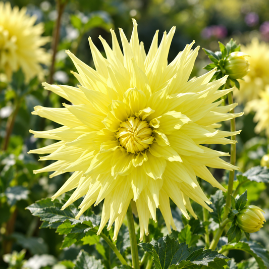 Bulbes de fleurs non-traité Dahlia cactus et semi-cactus Trooper Dan calibre 1