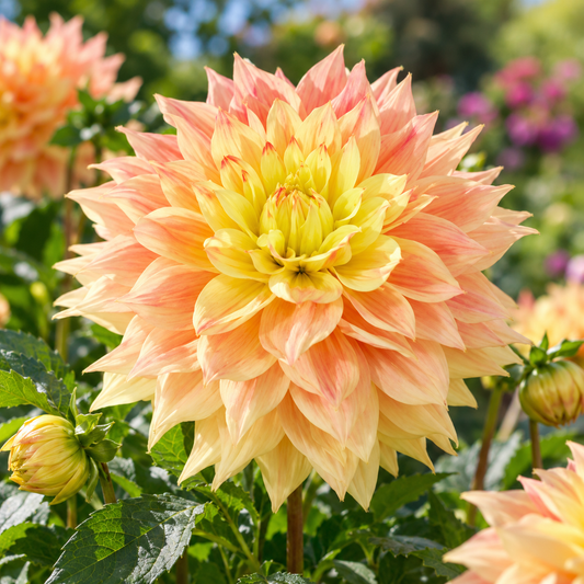 Bulbes de fleurs non-traité Dahlia décoratif Advance US calibre 1