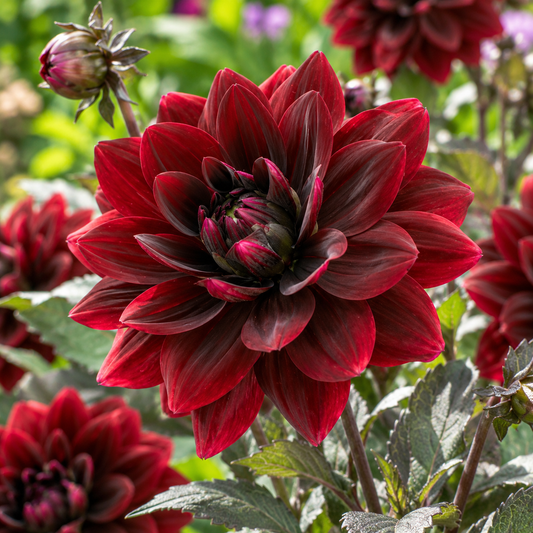 Bulbes de fleurs non-traité Dahlia décoratif After Dusk calibre 1