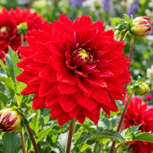 Bulbes de fleurs non-traité Dahlia décoratif All Directions calibre 1
