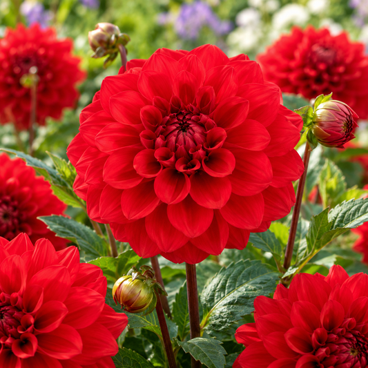 Bulbes de fleurs non-traité Dahlia décoratif Arnhem calibre 1