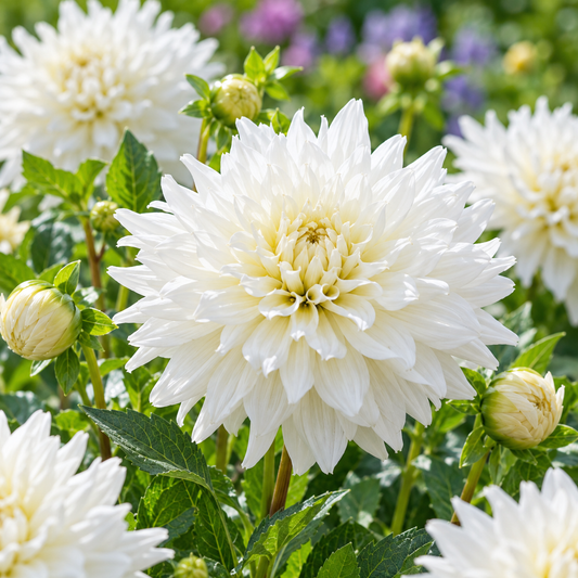 Bulbes de fleurs non-traité Dahlia décoratif Aspen calibre 1