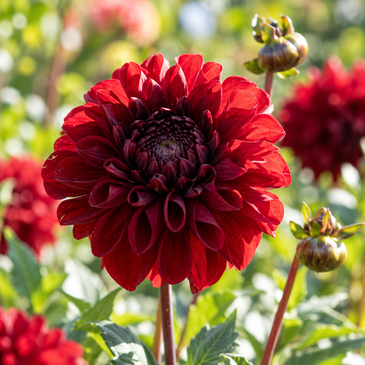 Bulbes de fleurs non-traité Dahlia décoratif Baccara FDM calibre 1