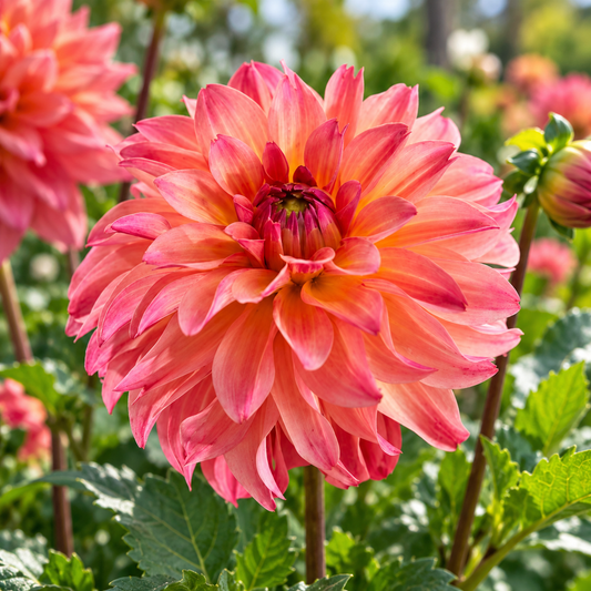 Bulbes de fleurs non-traité Dahlia décoratif Belfloor calibre 1