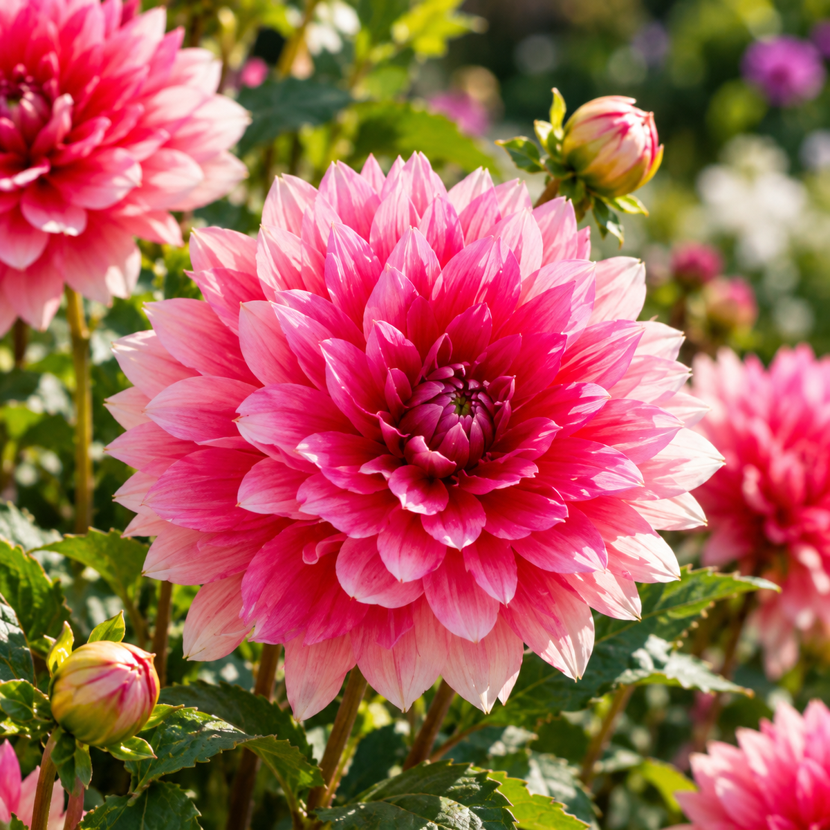 Bulbes de fleurs non-traité Dahlia décoratif Berliner Kleene calibre 1