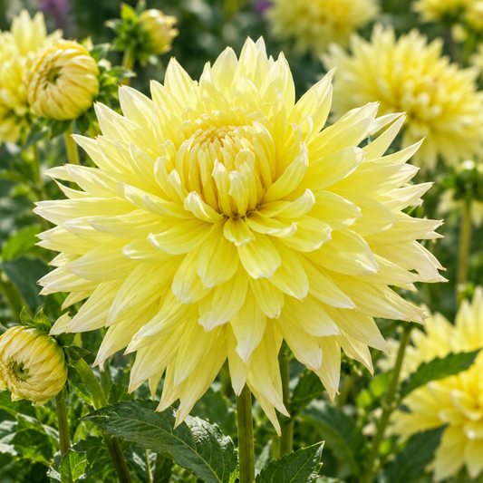 Bulbes de fleurs non-traité Dahlia décoratif Bilbao® calibre 1