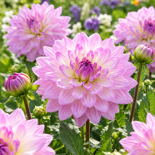 Bulbes de fleurs non-traité Dahlia décoratif Bitsy calibre 1