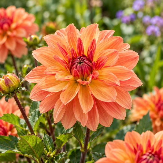 Bulbes de fleurs non-traité Dahlia décoratif Blitzer calibre 1