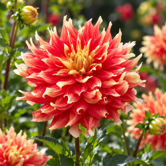 Bulbes de fleurs non-traité Dahlia décoratif Bodacious calibre 1