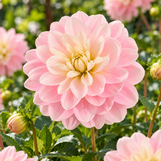 Bulbes de fleurs non-traité Dahlia décoratif Brackenridge Ballerina calibre 1