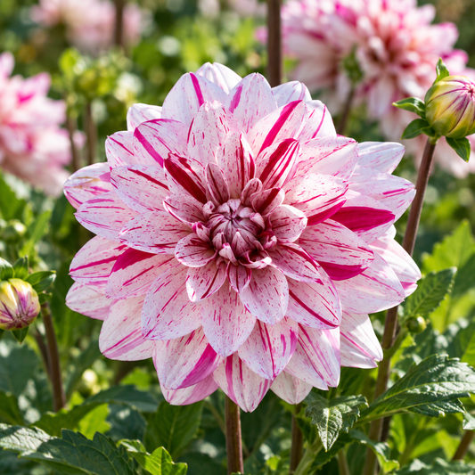 Bulbes de fleurs non-traité Dahlia décoratif Bright Diamond calibre 1