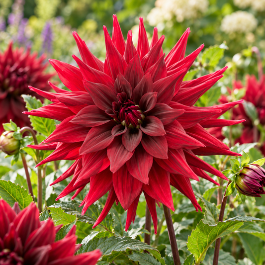 Bulbes de fleurs non-traité Dahlia décoratif Brigitta Alida calibre 1
