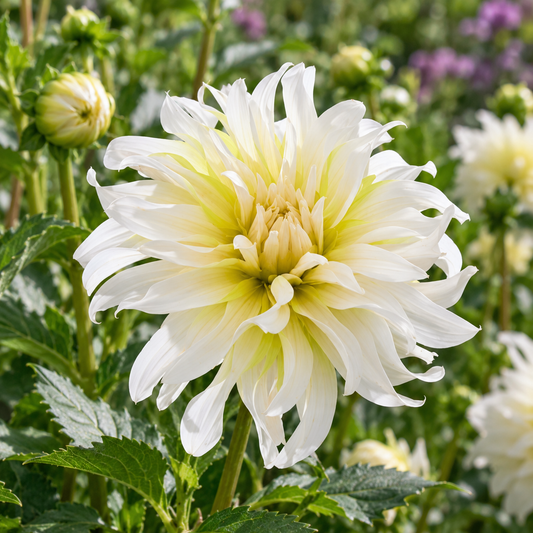 Bulbes de fleurs non-traité Dahlia décoratif Calgary Flames calibre 1