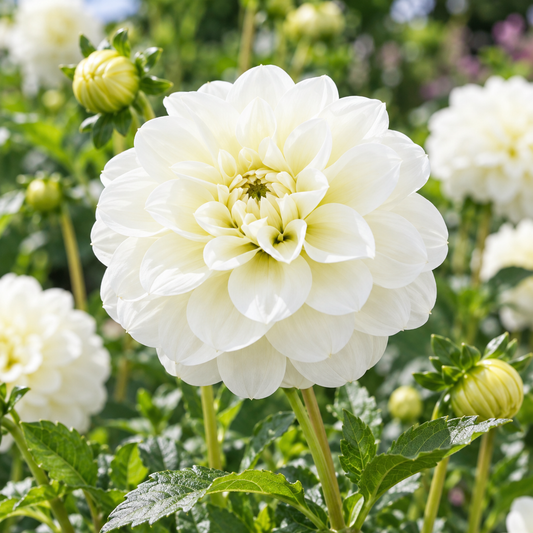 Bulbes de fleurs non-traité Dahlia décoratif Cantarino calibre 1