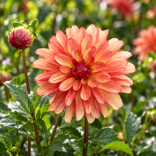 Bulbes de fleurs non-traité Dahlia décoratif Crazy Legs calibre 1