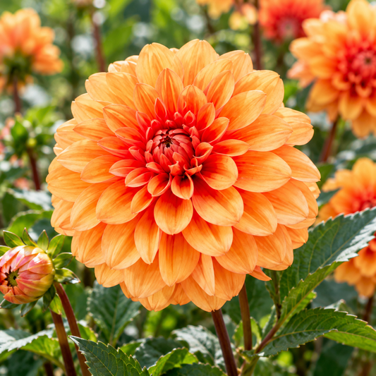 Bulbes de fleurs non-traité Dahlia décoratif David Howard calibre 1