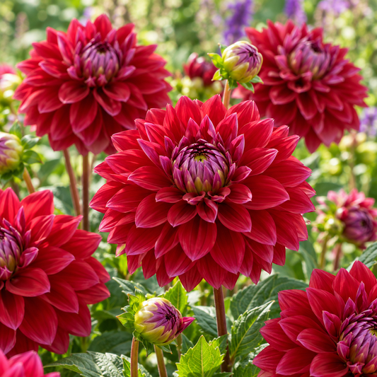 Bulbes de fleurs non-traité Dahlia décoratif Diva US calibre 1