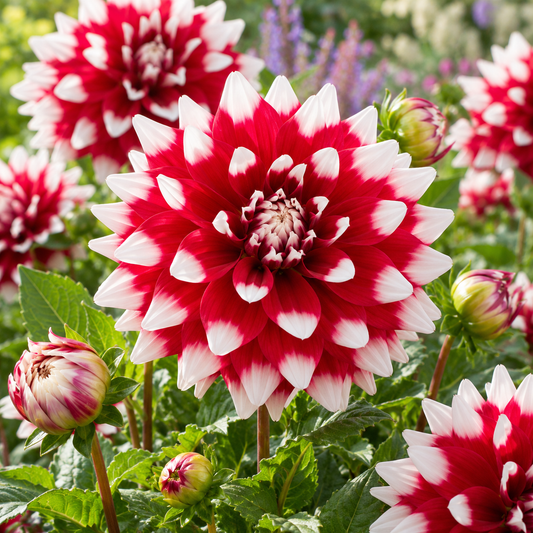 Bulbes de fleurs non-traité Dahlia décoratif Duet calibre 1