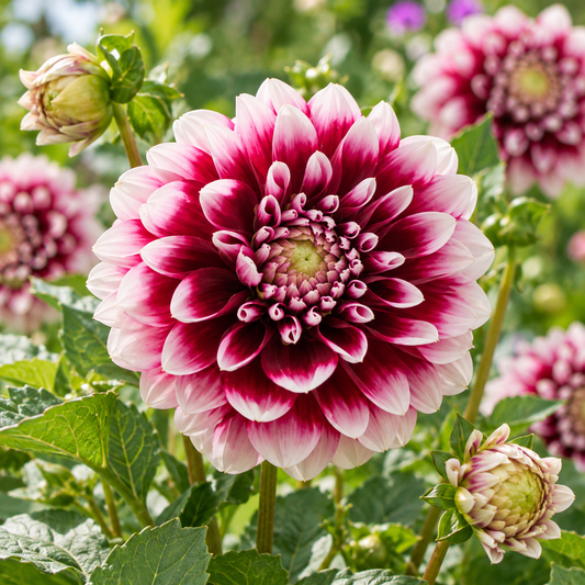 Bulbes de fleurs non-traité Dahlia décoratif Edinburgh calibre 1