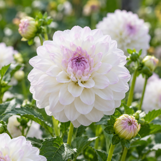 Bulbes de fleurs non-traité Dahlia décoratif Eveline NL calibre 1