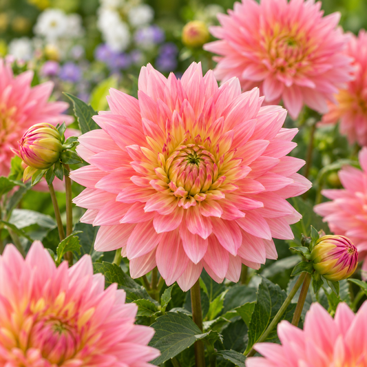 Bulbes de fleurs non-traité Dahlia décoratif Extase calibre 1