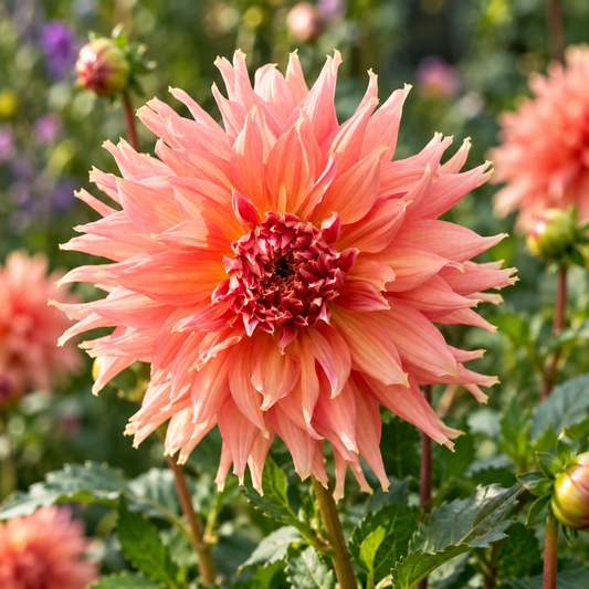 Bulbes de fleurs non-traité Dahlia décoratif Fairway Spur calibre 1