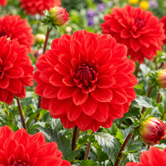 Bulbes de fleurs non-traité Dahlia décoratif Faith calibre 1