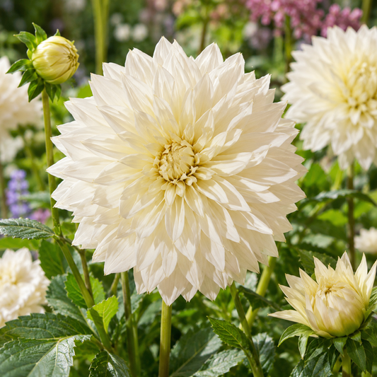 Bulbes de fleurs non-traité Dahlia décoratif Fleurel® calibre 1